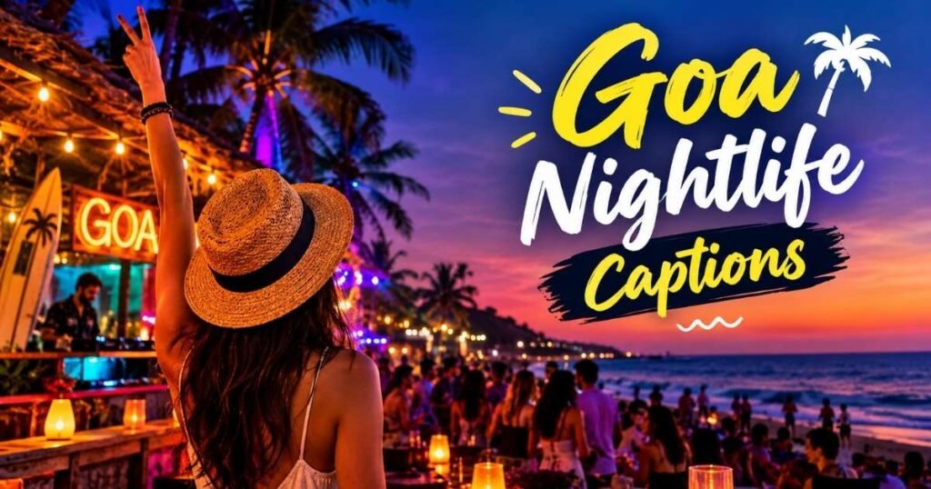 Goa Nightlife Captions