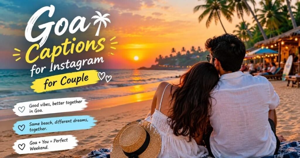 Goa captions for Instagram for couple