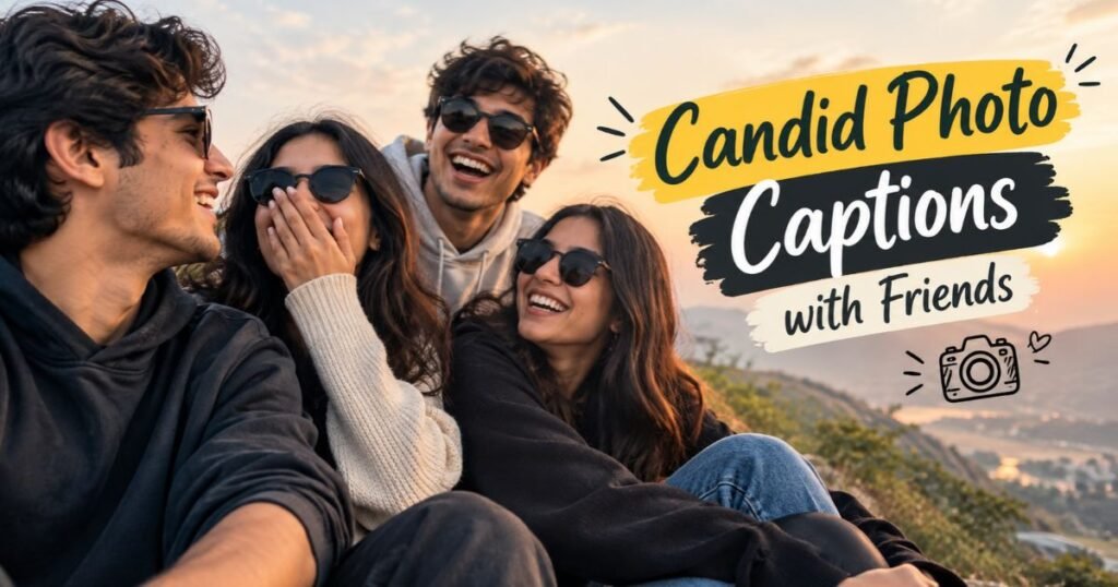Candid Photo Captions with Friends