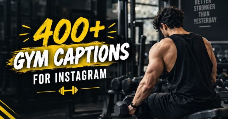 Gym Captions for Instagram