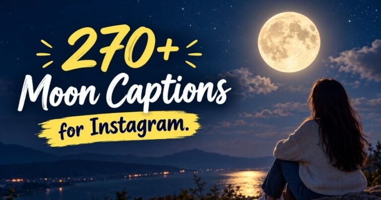 Moon Captions for Instagram