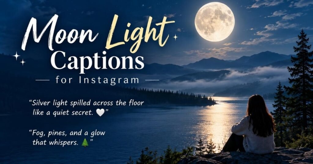 Moon Light Captions for Instagram